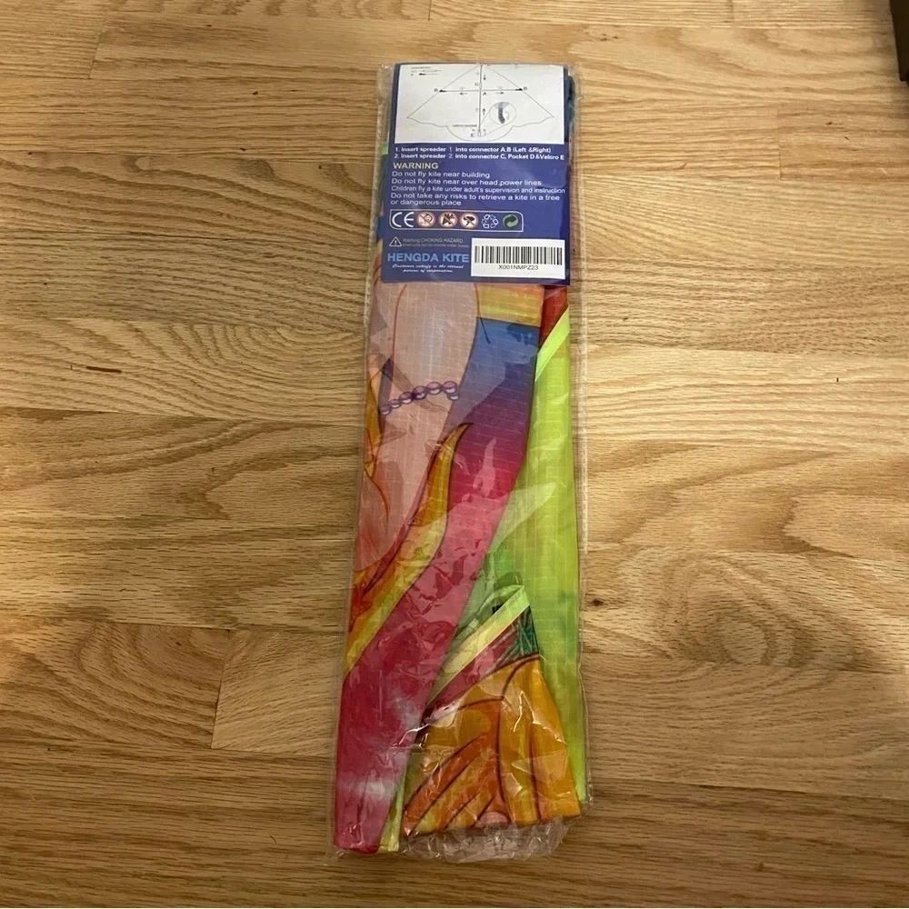 Mermaid Print Kite Outdoor Toy NEW